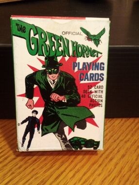 The Green Hornet Official Playing Cards - Green & White